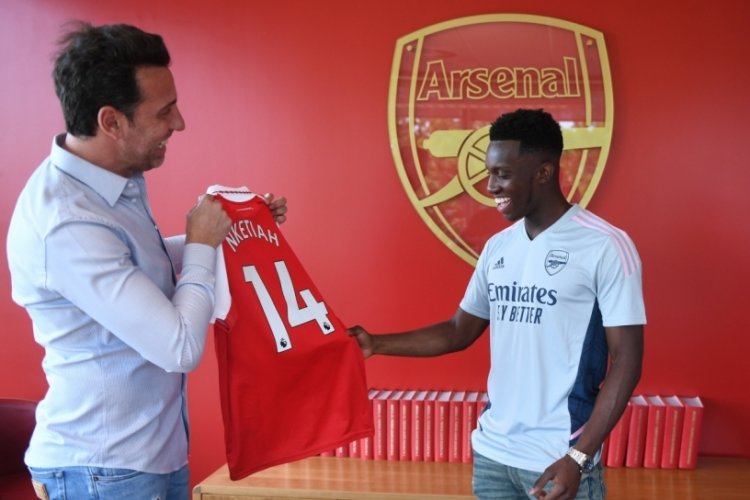 Arsenal, Eddie Nketiah'ın s&ouml;zleşmesini yeniledi