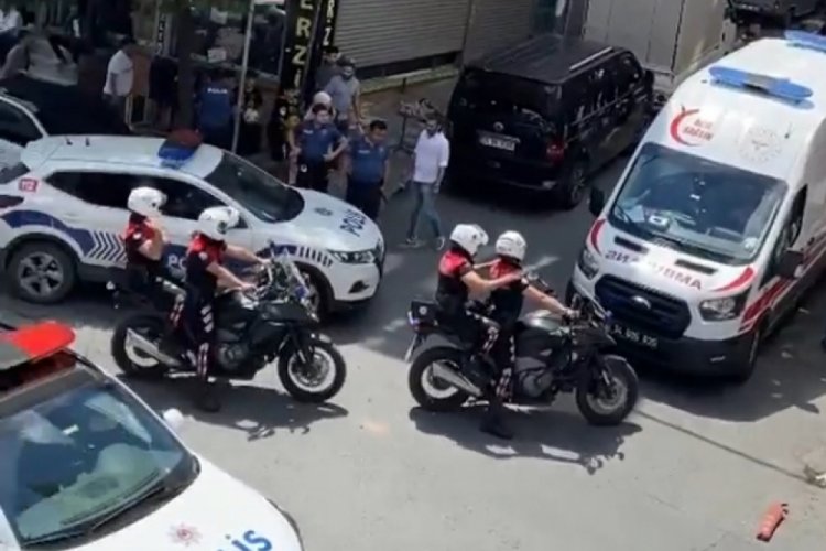 İş&ccedil;i ve patron kavgası mahalleyi ayağa kaldırdı