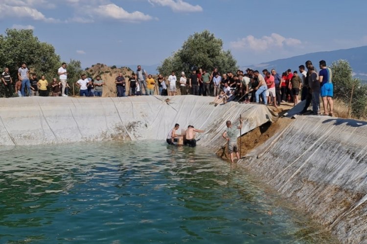Sulama g&ouml;letine giren 2 &ccedil;ocuk boğuldu