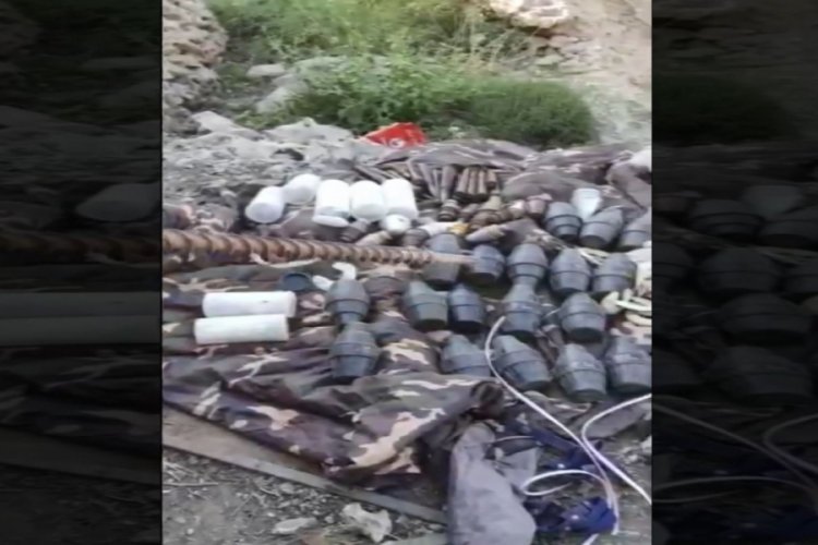 Pen&ccedil;e-Kilit b&ouml;lgesinde mağara ve m&uuml;himmatlar kullanılamaz hale getirildi