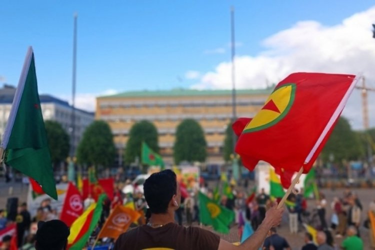 İsve&ccedil;'te PKK/YPG yandaşlarından T&uuml;rkiye karşıtı eylem