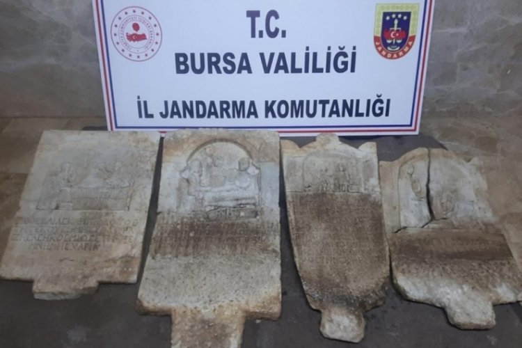 Bursa'da jandarmadan tarihi eser operasyonu