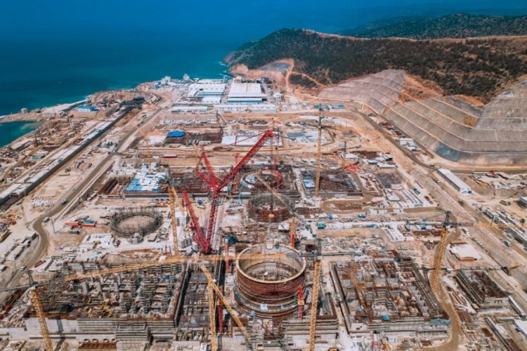 Akkuyu &uuml;nitesinde i&ccedil; kabuğun 3. katmanı kuruldu