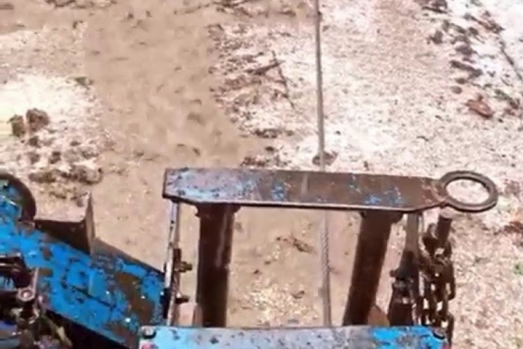 Dolu yağışı orman iş&ccedil;ilerini vurdu