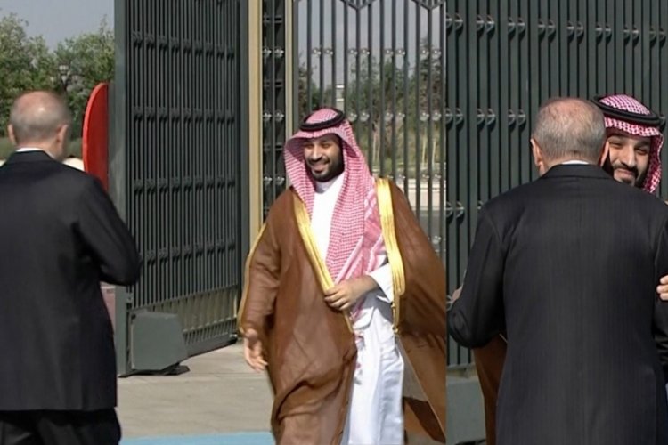 Cumhurbaşkanı Erdoğan, Prens Selman'ı resmi t&ouml;renle karşıladı