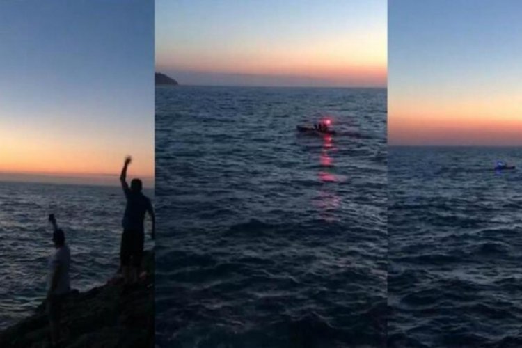 Bartın'da denizin ortasında yaşam m&uuml;cadelesi