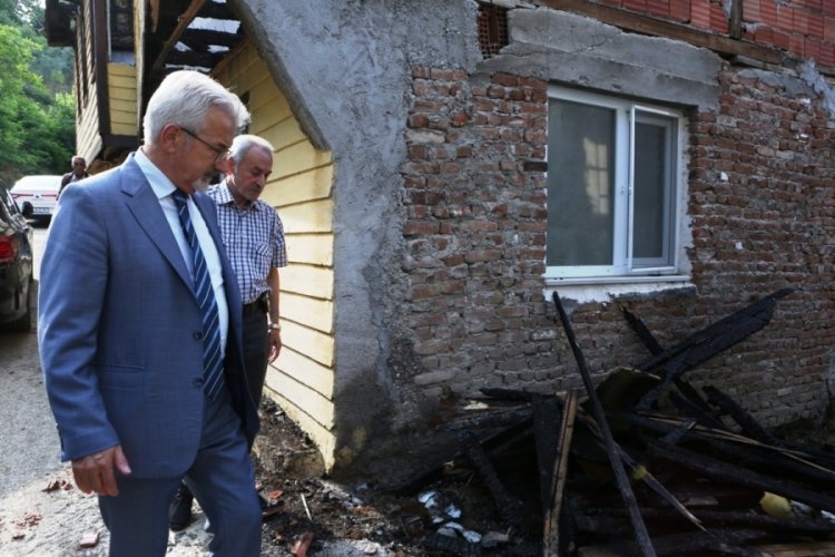 Başkan Erdem'den Bursa'daki yangın mağdurlarına destek s&ouml;z&uuml;