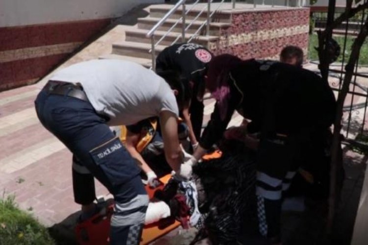 Eşiyle tartışan polis, kayınvalidesini bacağından vurdu