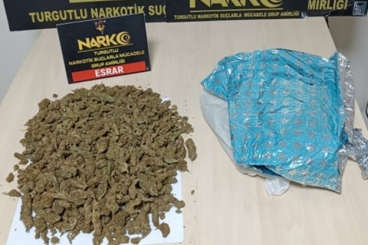 Yarım kilo esrarla yakalanan şahıs cezaevine g&ouml;nderildi