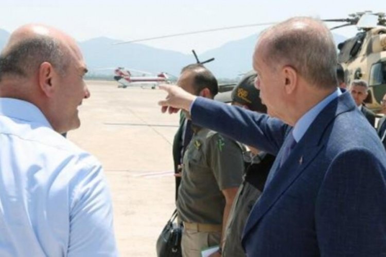 Cumhurbaşkanı Erdoğan, Marmaris'te &ccedil;ıkan yangın ile ilgili bilgi aldı