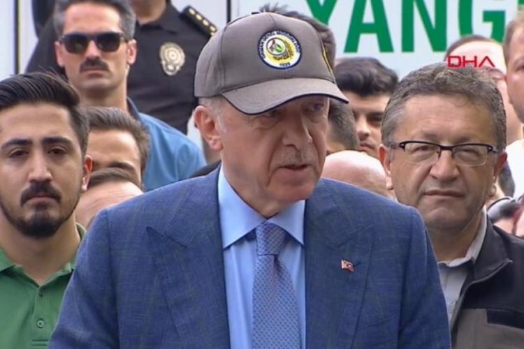 Cumhurbaşkanı Erdoğan: Yangın b&uuml;y&uuml;k oranda kontrol altında