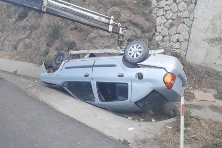 Kocaeli'de feci kaza! Otomobil takla attı: 6 yaralı