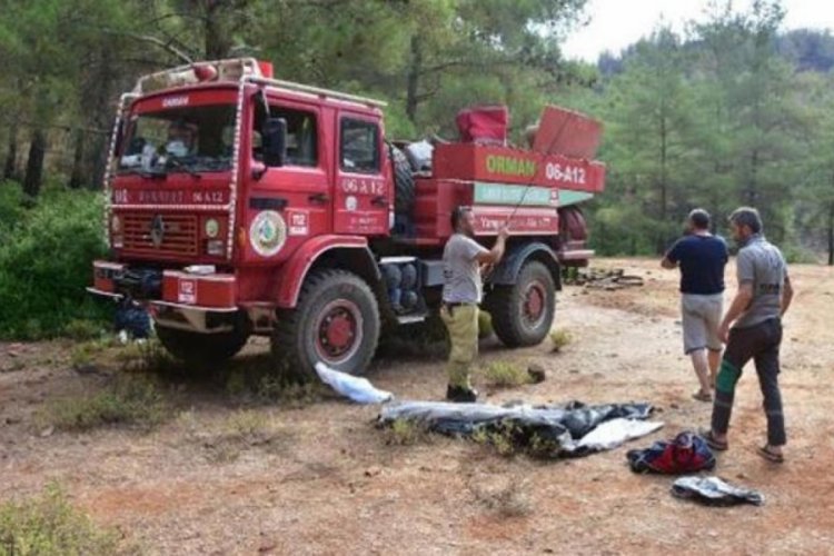 Marmaris yangınında kahramanlar g&uuml;nde yalnız iki saat uyuyarak m&uuml;cadele ettiler