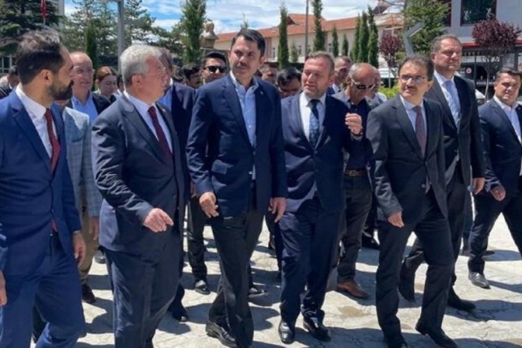 Bakan Kurum, &Ccedil;ankırı'da vatandaşlarla buluştu