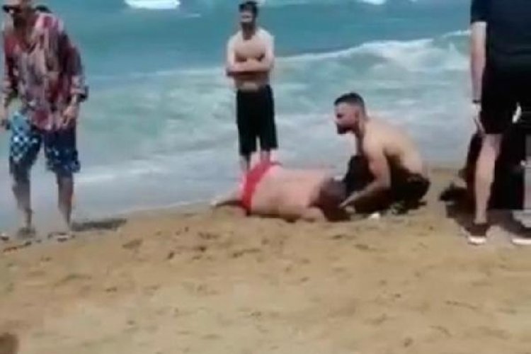 İstanbul Sarıyer'de endişe dolu anlar