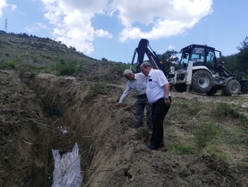 Bilecik'te su sıkıntısı &ccedil;eken k&ouml;ye inceleme