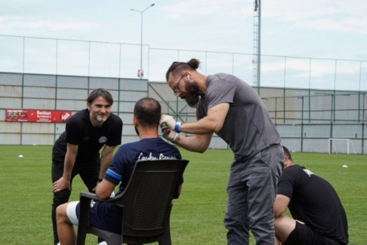 &Ccedil;aykur Rizespor'da futbolcular laktat testinden ge&ccedil;ti
