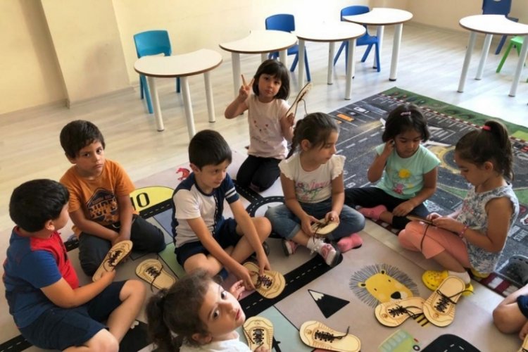 Bursa'da 'Osmangazi Koza &Ccedil;ocuk Akademi' cıvıl cıvıl