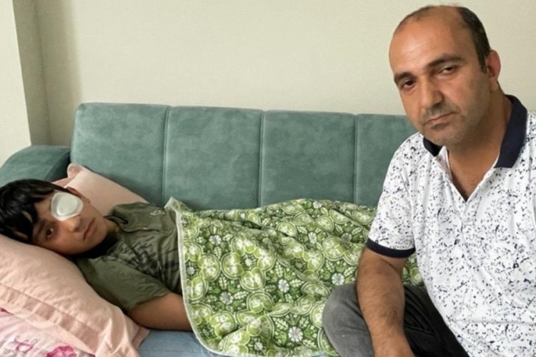 Ortaokulda dayak y&uuml;z&uuml;nden g&ouml;rme kaybı