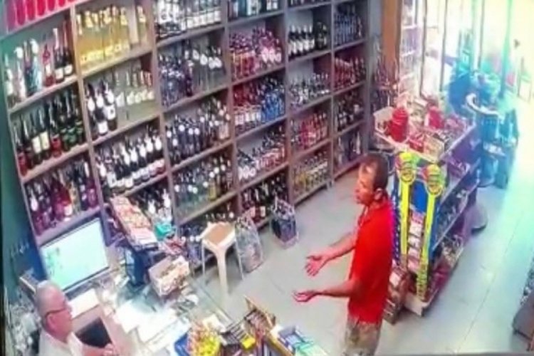 Orman yakan şahıs, veresiye i&ccedil;ki vermeyen market&ccedil;iyi tehdit etmiş