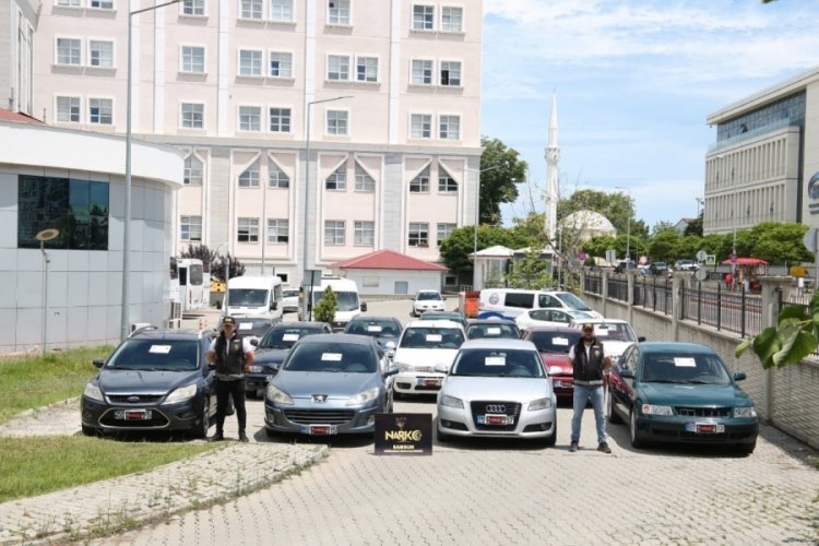 Samsun'da uyuşturucudan tutuklanan 3 kişinin ara&ccedil;larına ve 3 milyonluk arazilerine el konuldu