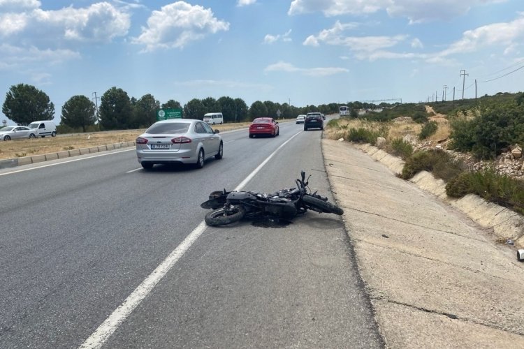 Aydın'da meydana gelen kazada motosiklet s&uuml;r&uuml;c&uuml;s&uuml; hayatını kaybetti