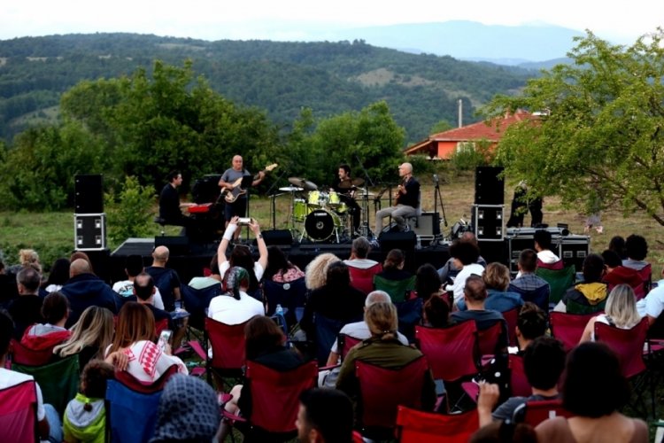 Bursa'da doğa ve m&uuml;ziğin keyfini bir arada yaşadılar