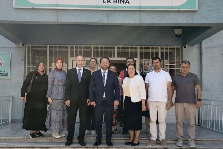 Bursa İl Milli Eğitim M&uuml;d&uuml;rl&uuml;ğ&uuml;'nden teşekk&uuml;r ziyareti