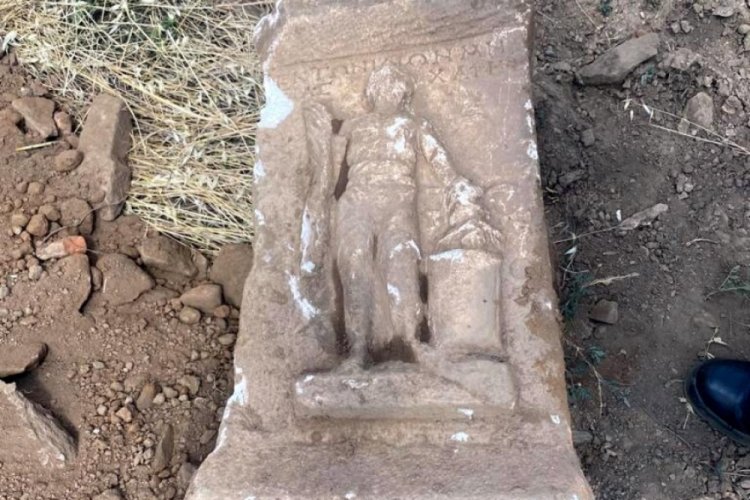 Aydın'da sondaj &ccedil;alışmasından tarihi eser &ccedil;ıktı