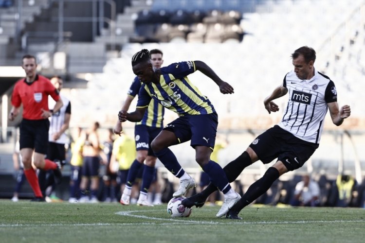 Fenerbah&ccedil;e hazırlık ma&ccedil;ında Partizan'ı mağlup etti