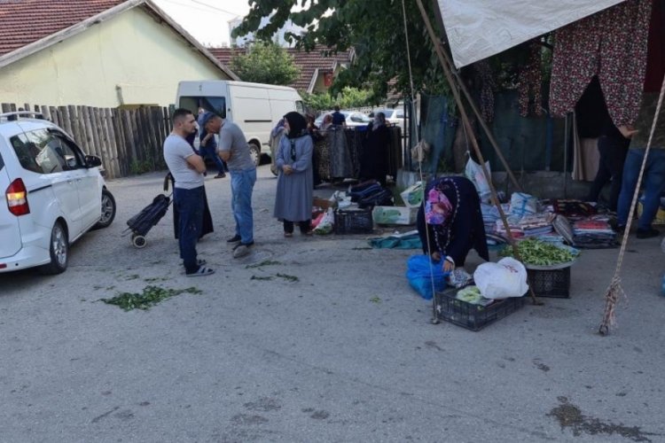 Pazara dalan ara&ccedil; dehşet sa&ccedil;tı