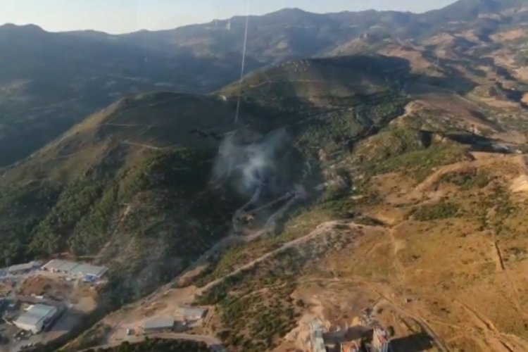 İzmir'de ormanlık alanda &ccedil;ıkan yangın kontrol altına alındı