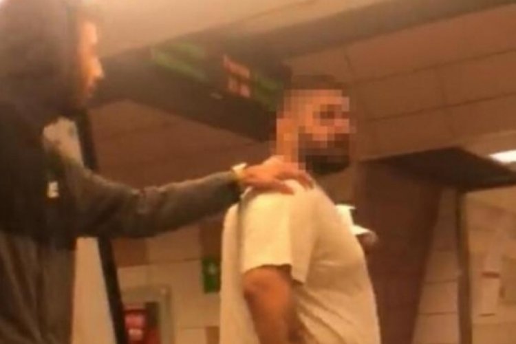 Kadık&ouml;y metroda kavga! Yolcular araya girdi