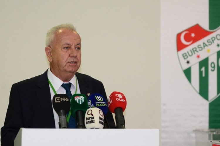 Bursaspor Divan Y&ouml;netim Kurulu Başkanı Galip Sakder a&ccedil;ıklamalarda bulundu