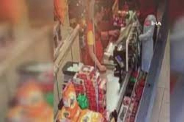 Manisa'da tırnak&ccedil;ı kadınlar m&uuml;şteri kılığına girerek market&ccedil;iyi soydu