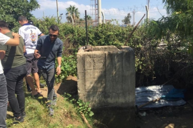 Adana'da sulama borusunda ceset bulundu