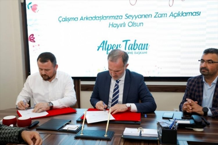 Bursa İneg&ouml;l'de Belediye Başkanı Alper Taban'dan personele zam m&uuml;jdesi