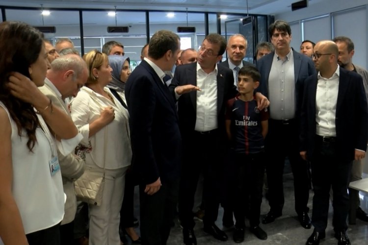 Ekrem İmamoğlu ile &Ouml;mer Arısoy arasında tartışma &ccedil;ıktı