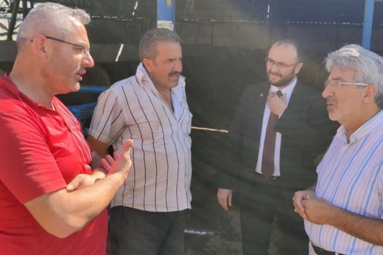 Bursa Saadet Partisi İl Başkanlığı kurban satış ve sesim noktalarını ziyaret etti