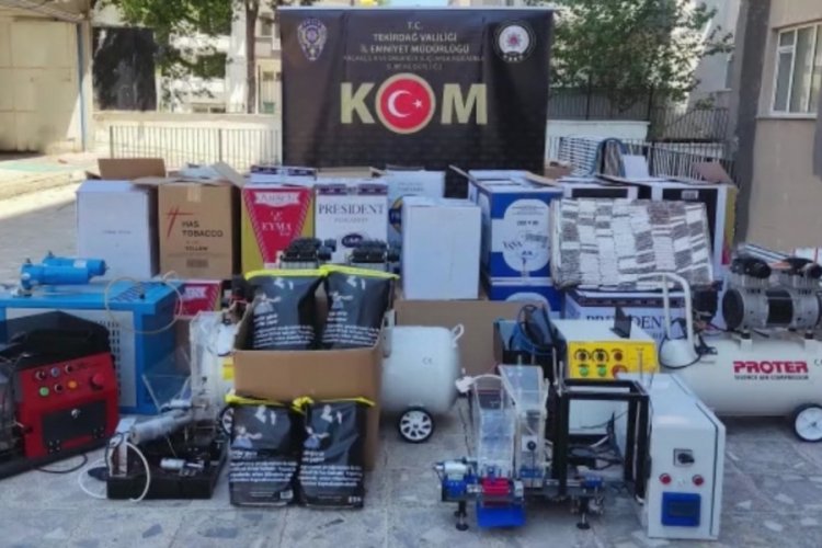4 milyonluk t&uuml;t&uuml;n malzemesi ele ge&ccedil;irildi