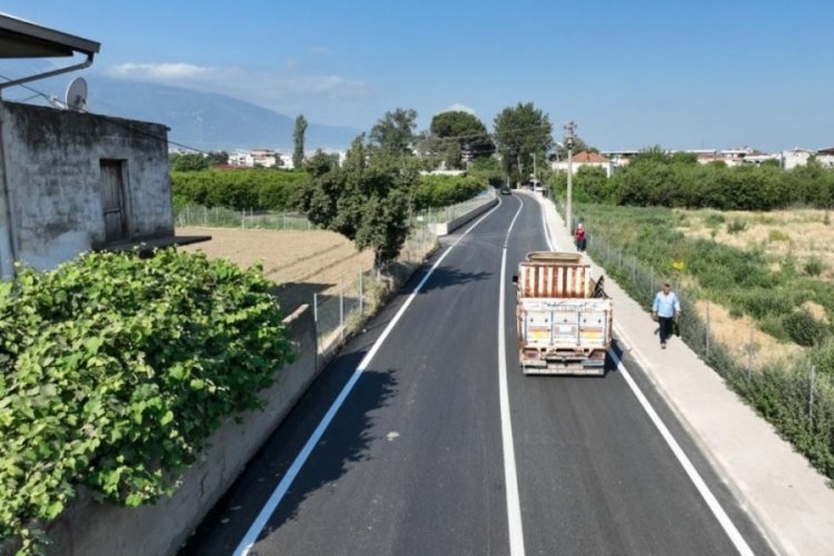 Bursa'da İsabey yolu bayrama hazır