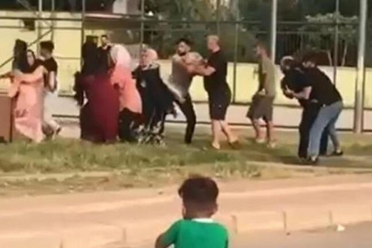 Antalya'da kadınların kavgası