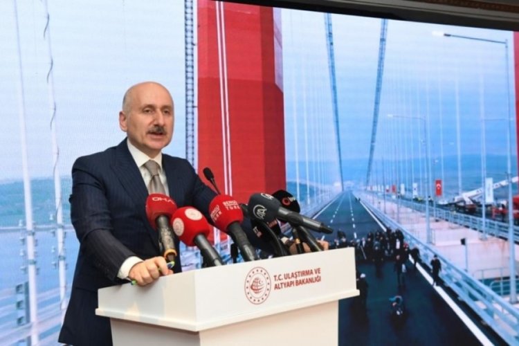 Bakan Karaismailoğlu: 8 Temmuz'da &Ccedil;anakkale K&ouml;pr&uuml;s&uuml;'n&uuml; 14 bin 275 ara&ccedil; kullandı