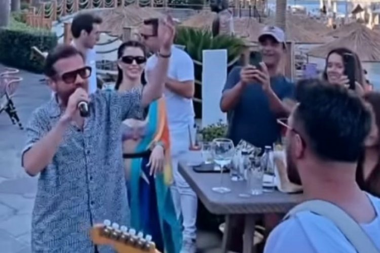 Kenan s&ouml;yledi eşi Beren eğlendi