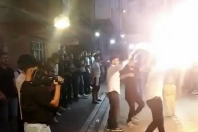 Asker eğlencesinde patlayan meşale, 3 yaşındaki &ccedil;ocuğu hastanelik etti