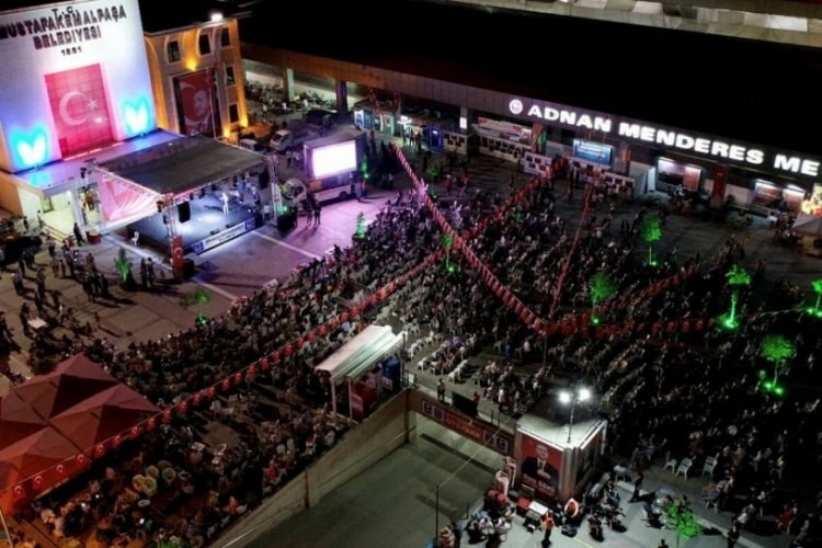 Bursa Mustafakemalpaşa 15 Temmuz'a hazır