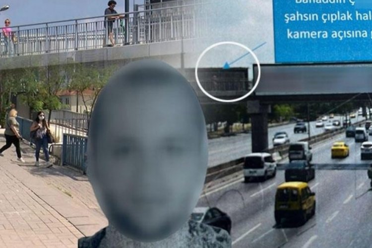İstanbul'da &uuml;st ge&ccedil;itte soyunan adam kadına saldırdı