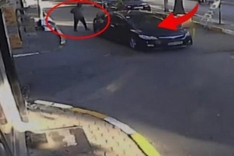 Tartıştığı kişiyi aracıyla ezmek isteyen s&uuml;r&uuml;c&uuml; işyerine daldı