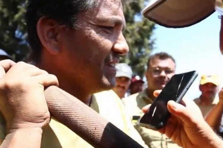 Cumhurbaşkanı Erdoğan'dan Dat&ccedil;a yangınındaki ekiplerle ge&ccedil;miş olsun telefonu