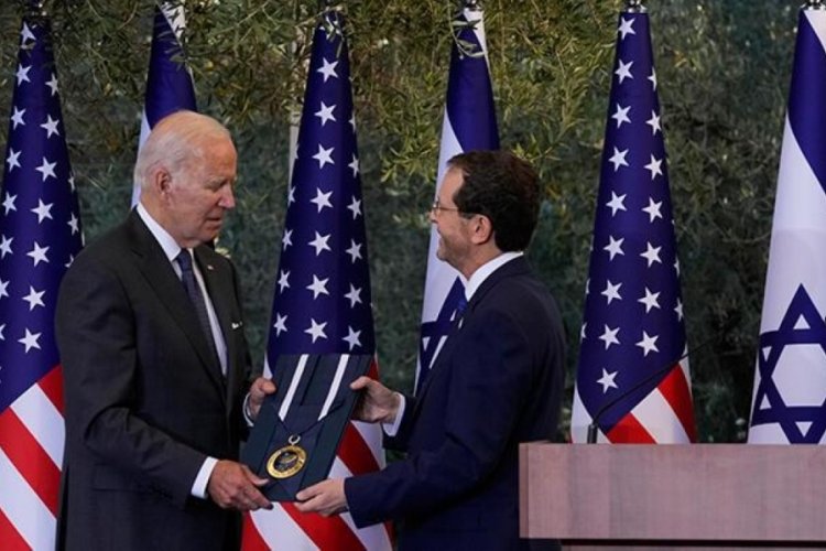 Biden, İsrail Cumhurbaşkanı Herzog ile bir araya geldi